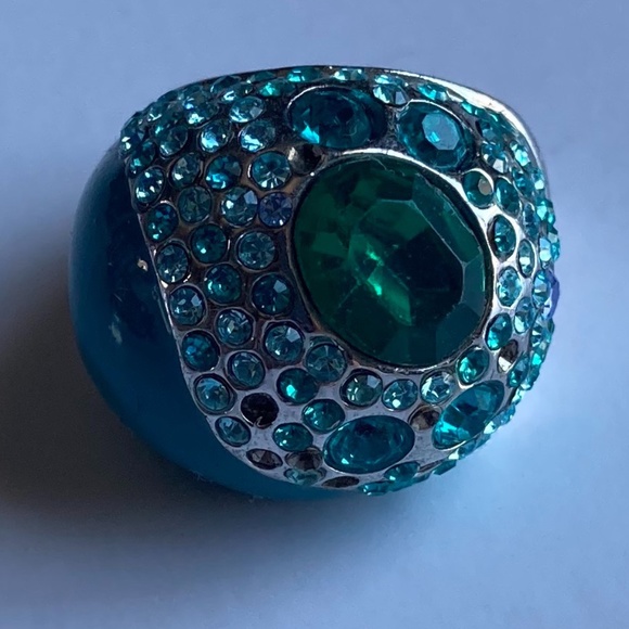 Swarovski Jewelry - Swarovski Crystal Blue Ring